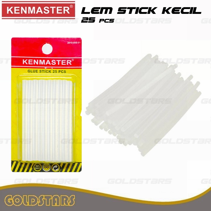 Lem Stik Kecil  Isi 25 pcs - Kenmaster Isi Refill Lem Bakar Glue Gun Stick