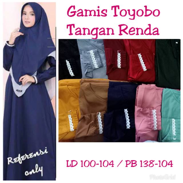 GAMIS TOYOBO FODU TANGAN RENDA uk S - L