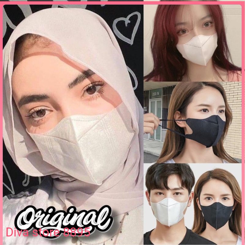 Face Mask Duckbil Earloop Putih Surgical/Masker Duckbil Disposable 3Ply Earloop Warna 3 Ply Colour CL