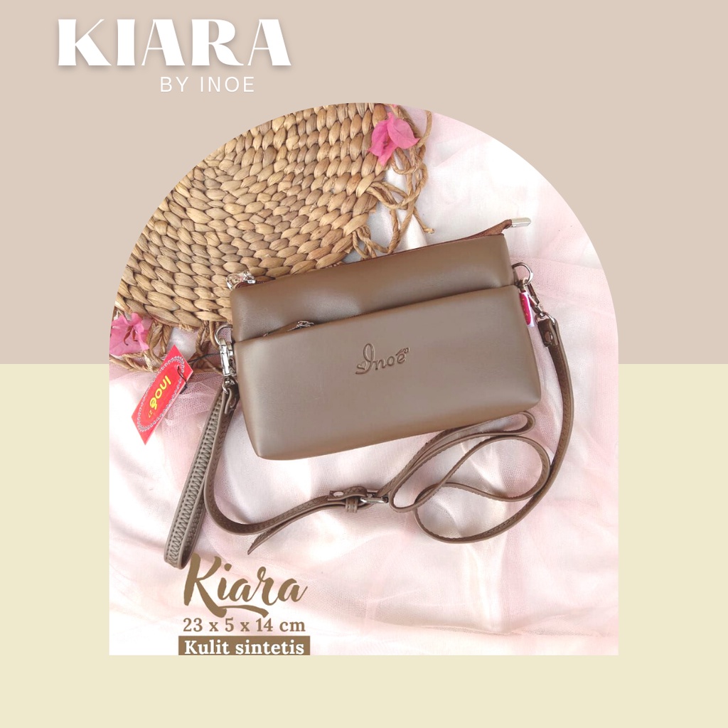 KIARA/ZIVARA KULIT SINTETIS By Inoe Tas selempang slempang bahu slingbag sling bag wanita cewek cewe