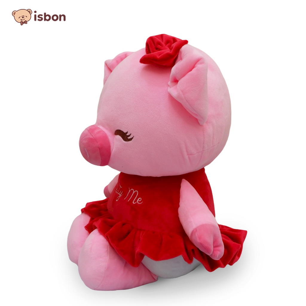 Boneka Babi besar Pig Cewek Cantik Pretty Me Lucu Lembut by Istana Boneka SNI hadiah untuk pacar dan gift b2