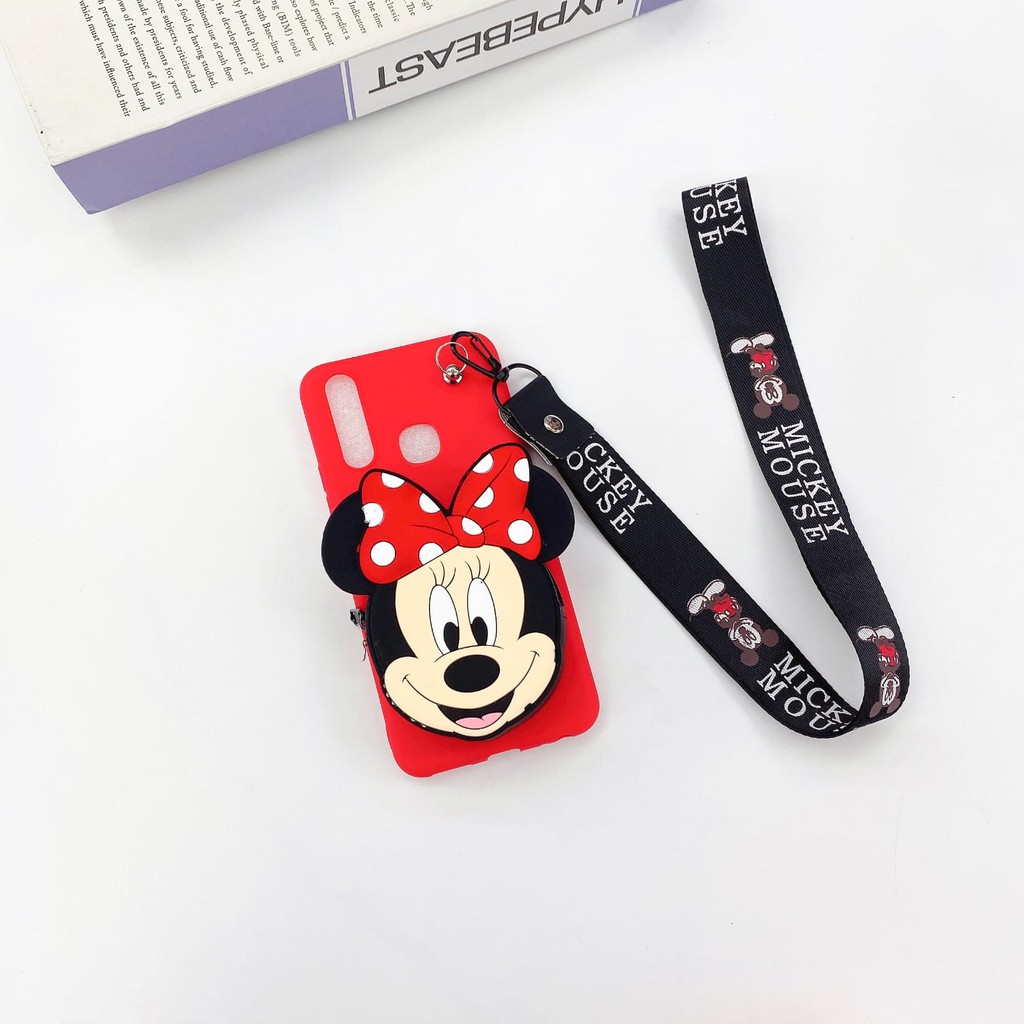 Case Gambar Kartun Plus Dompet Dan Tali Xiaomi Redmi Go