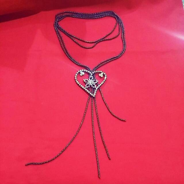 Kalung fashion panjang heart