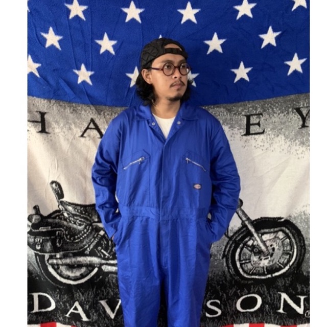 rare dickies coverall royale blue & Dickies Coverall / Wearpack LS Heringbone