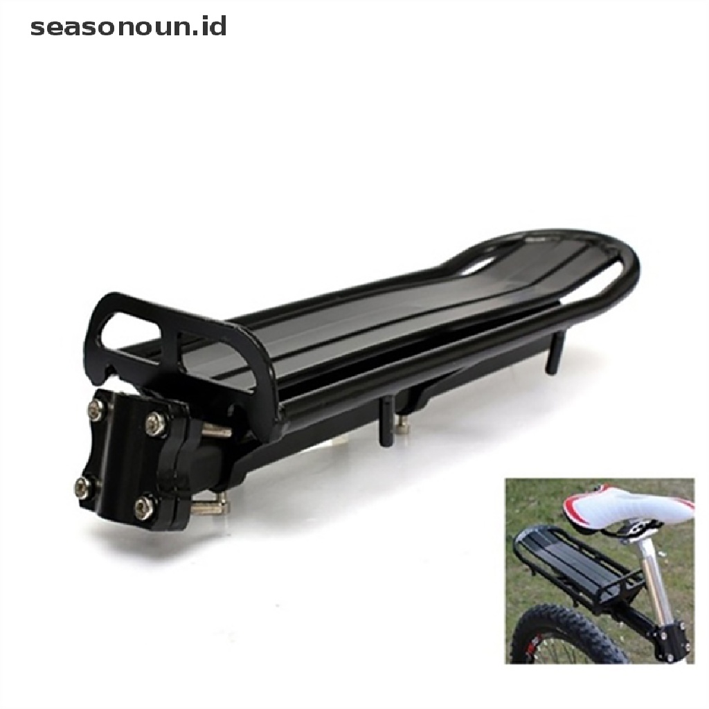 (seasonoun) Bracket Rak Belakang Sepeda Adjustable Bahan Aluminum Alloy