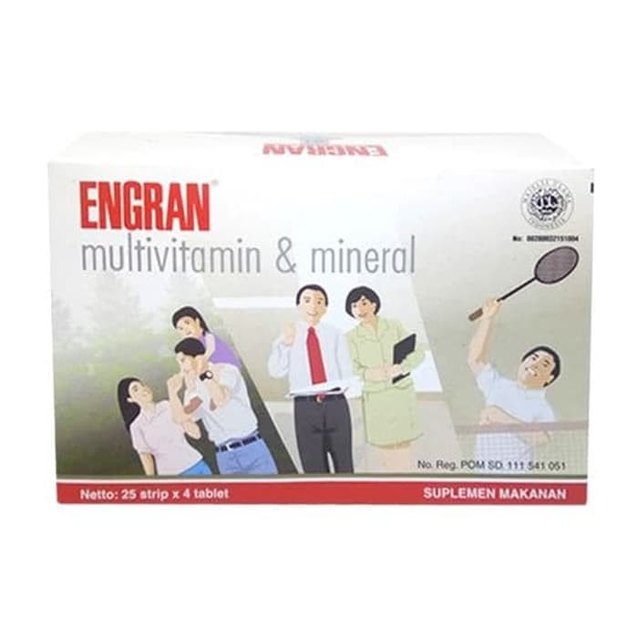 ENGRAN 4 TABLET MULTIVITAMIN  MINERAL ANEMIA