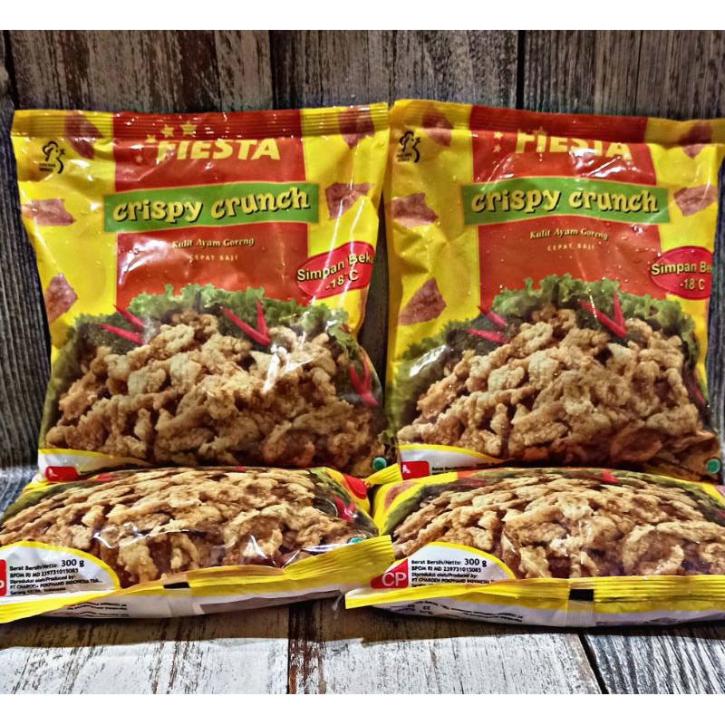 

KULIT AYAM CRISPY FIESTA 300GR/PASTI ENAK[FRESH SIAP KIRIM]