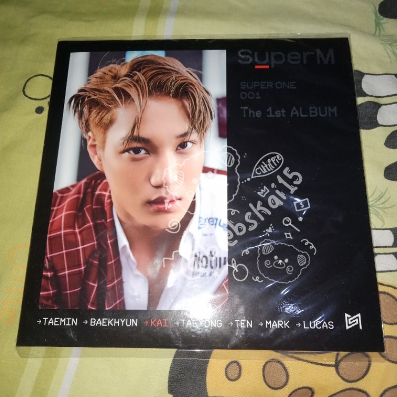 LP Poster Signed Kai Superm Superone