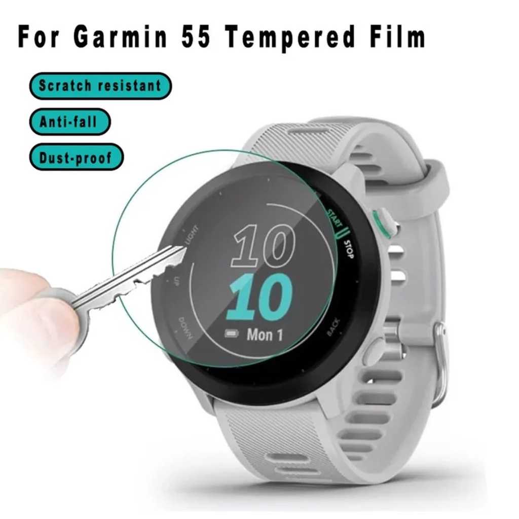 Tempered glass Antigores Garmin Forerunner 55 158  anti gores screen guard