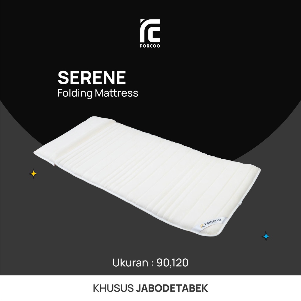Forcoo Folding Mattress - SERENE uk 90 x190