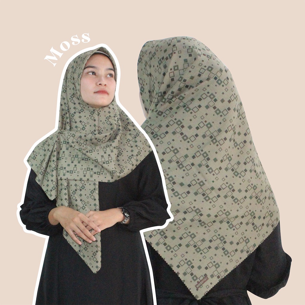 Kerudung Segi Empat 110x110 | Hijab Voal Premium | Jilbab Basic Series