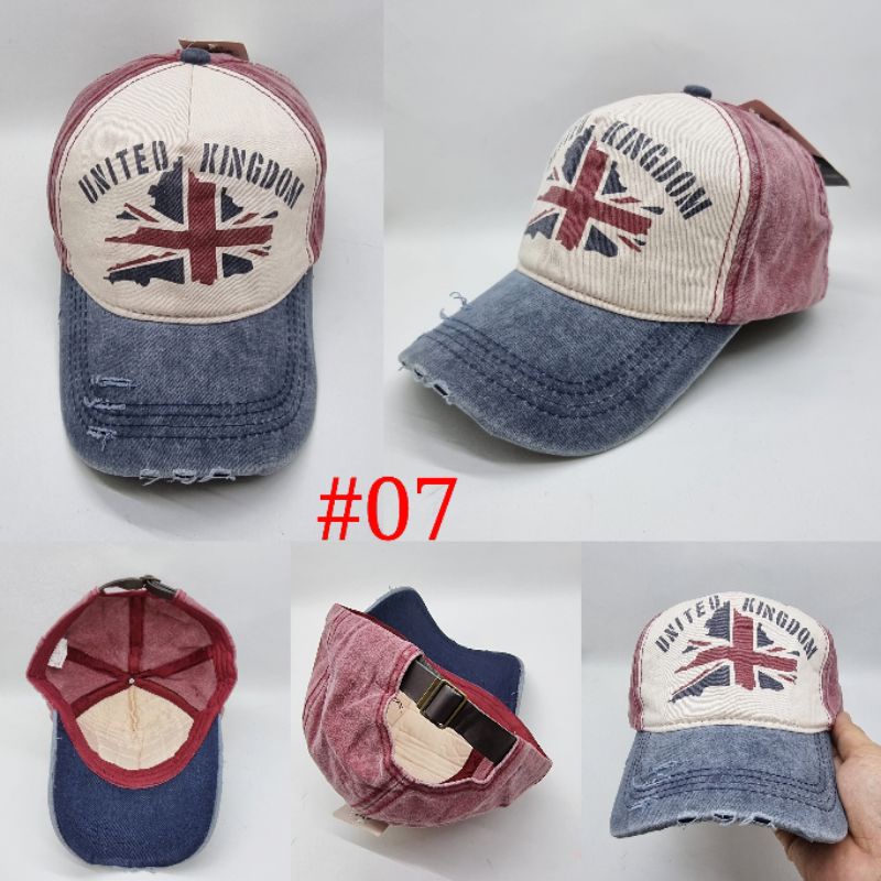 Topi Pria Baseball Cowok Cewek Kombinasi Denim Jeans Fashion