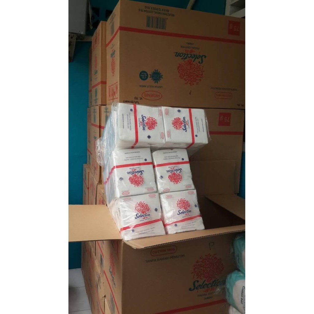 Kapas Selection 75 gr kapas wajah kecantikan Grosir