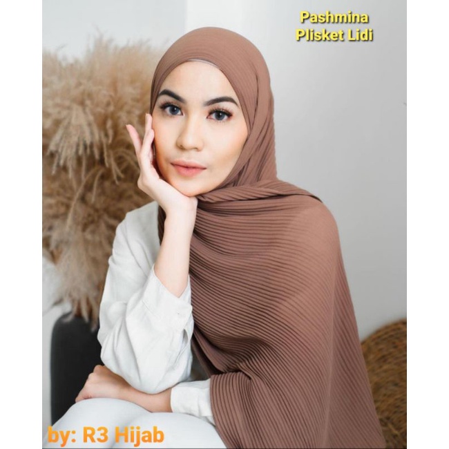 pashmina plisket lidi by R3 Hijab