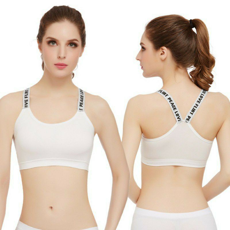 BH Sport Bra Yoga Fitness Senam Zumba Jogging Push Up Yoga Pakaian Dalam Olahraga High Quality BH MH.ID