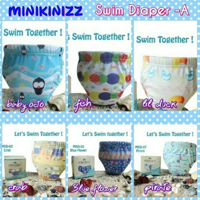 Popok Renang Swim Diaper Klodiz Minikinizz