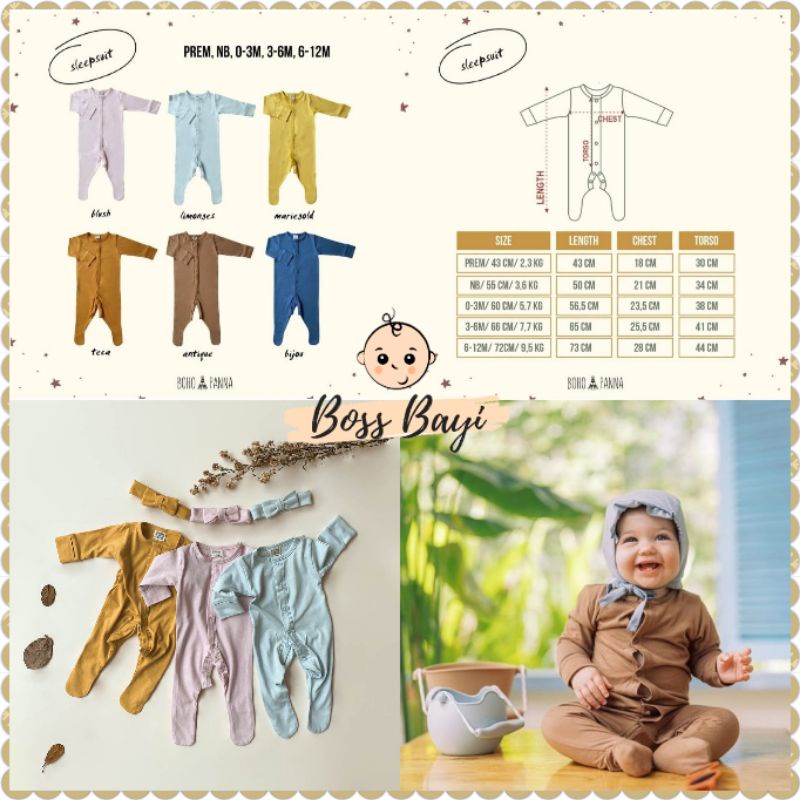 BOHOPANNA - Sleepsuit Baby