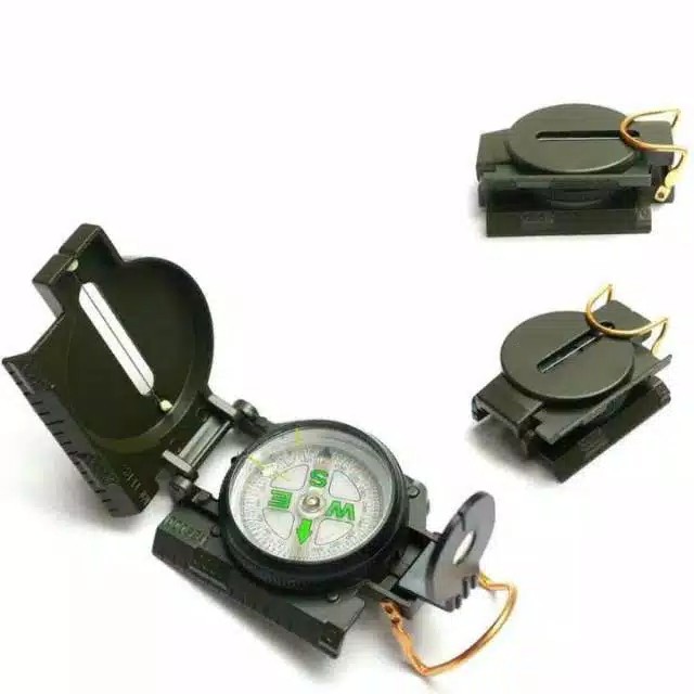 Kompas tembak bidik oritenteering outdoor lensatic prismatic compass camping outdoor