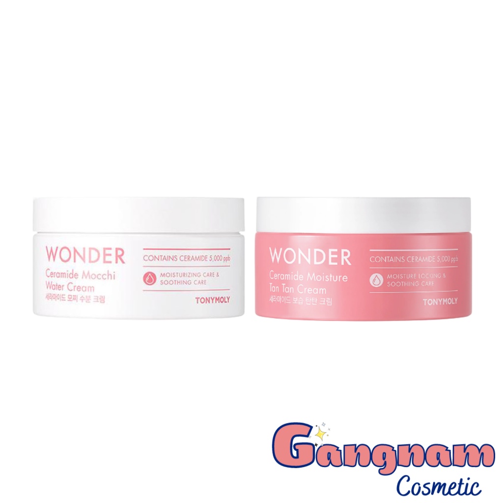 Tony Moly Wonder Ceramide Mochi Water 300ml & Tan Tan Cream 300ml & Cleansing Balm 100ml