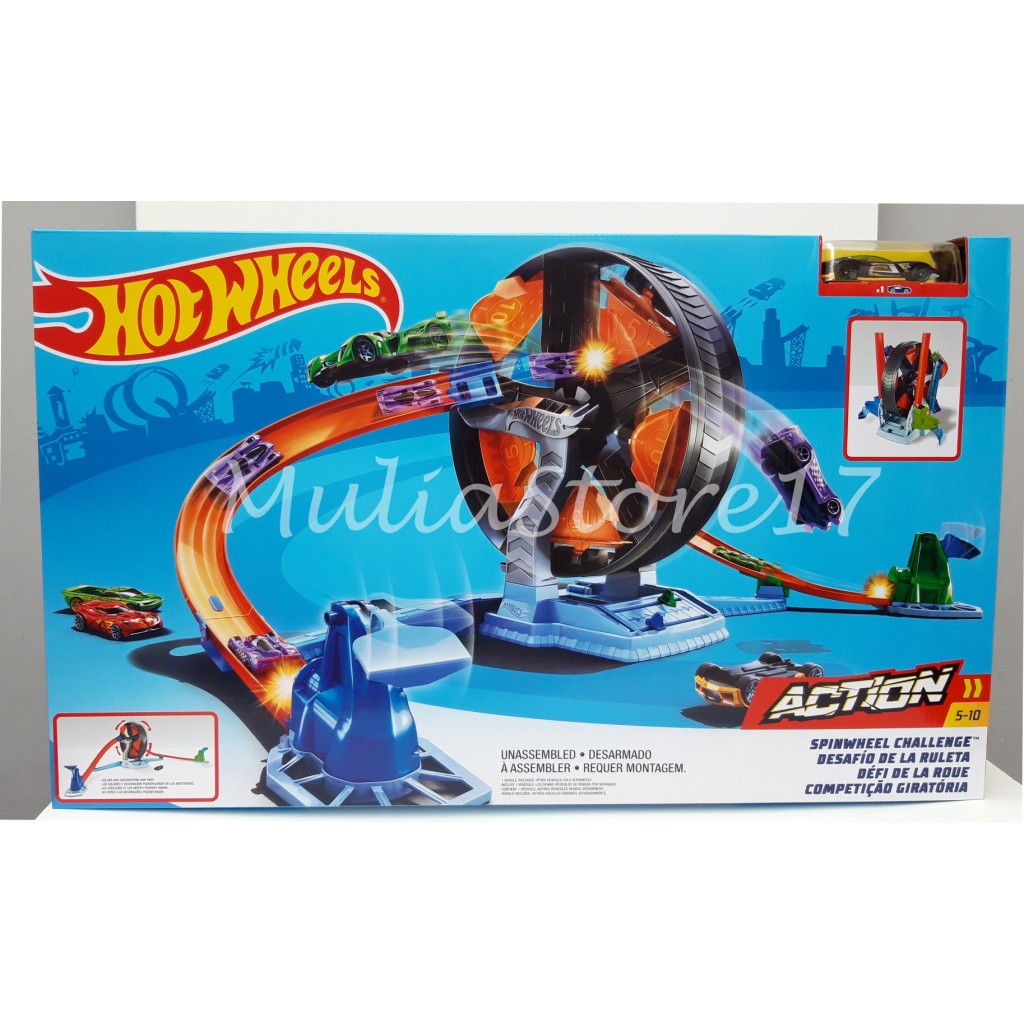 Hot Wheels Action Track Set Spinwheel Score Showdown