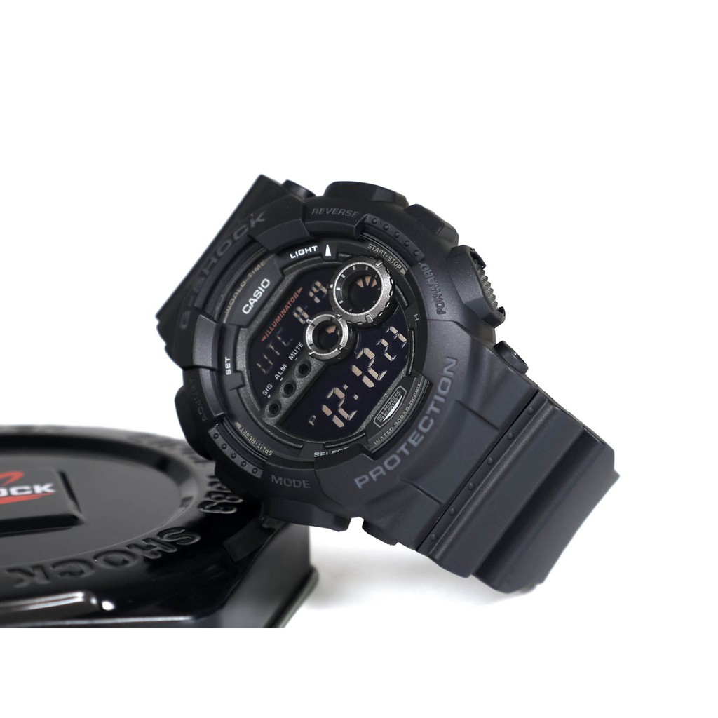 Jam Tangan Pria CASIO G-SHOCK GD 100-1B Original Resmi