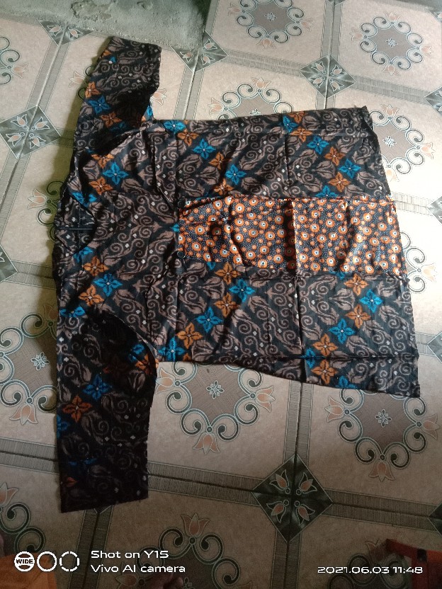 Tunik Batik Kombinasi Jumbo Ekslusif Xxl Xxxl