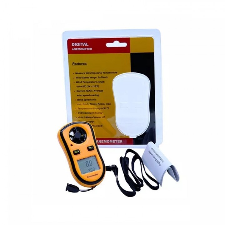 GM8908 Digital Wind Speed Anemometer - Alat Ukur Kecepatan Angin