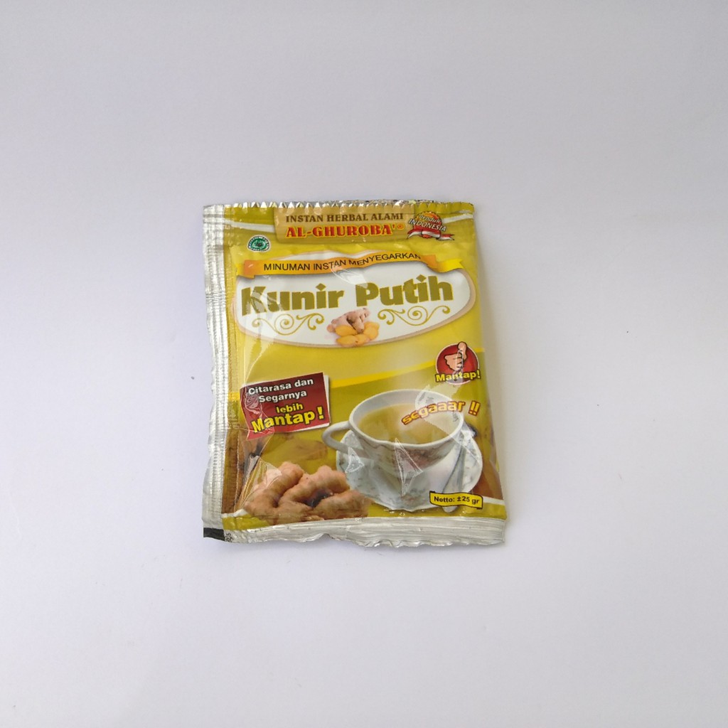 Kunir Putih Minuman Kesehatan Sachet Instan Herbal Al-Ghuroba