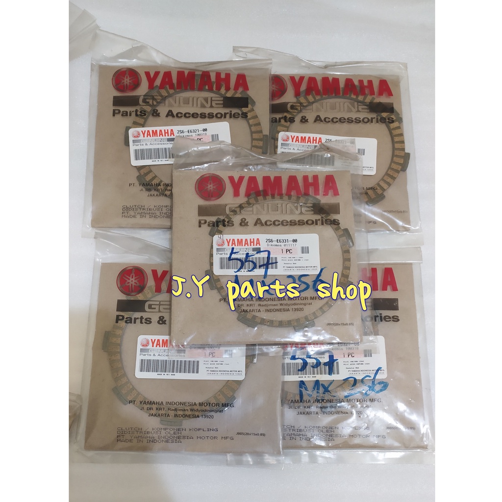 kampas kopling jupiter mx 135 lama original ygp 2s6-e6321-00 - 2s6-e6331-00