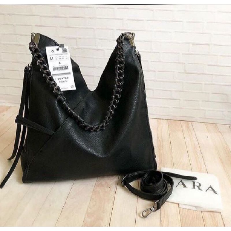 TAS ZARA CHAIN SHOULDER BAG ADA SLING TALI SELEMPANG