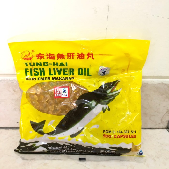 Minyak Ikan untuk Kucing Anjing Hamster Vitamin Fish Oil COD Asli Omega 3 Import Tung Hai