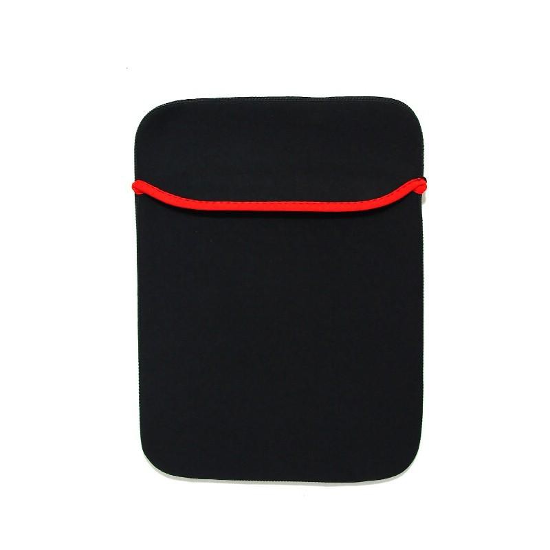 PROMO SOFT CASE NOTEBOOK / NETBOOK 12 INCH SLEEVE CASE COVER &amp; MURAH LAPTOP CASING NOTEBOOK HITAM MERAH - TEKNO KITA - TEKNO KITA