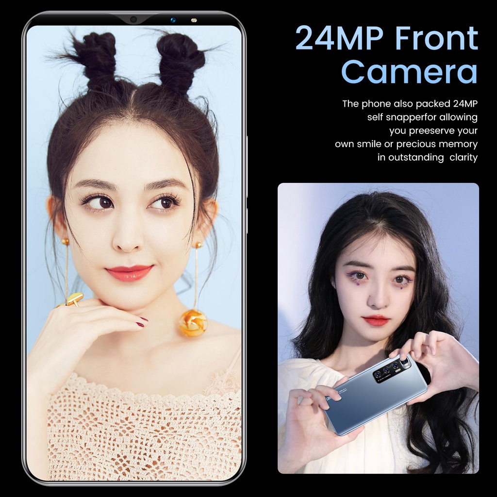 hp handphone murah hp gaming  M10 plus COD [Baru+5g+Pengiriman lokal] Android 10.0  Ponsel cerdas Layar HD RAM 6GB ROM 128GB 6.1 inci handphone murah SIM Ganda Pintar dan Siaga Ganda ponsel layar penuh Kebutuhan hiburan kantor