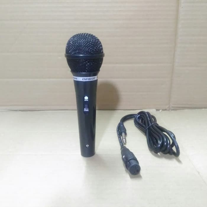 MIC KABEL AIWA AW 108B MICROPHONE PROFESIONAL