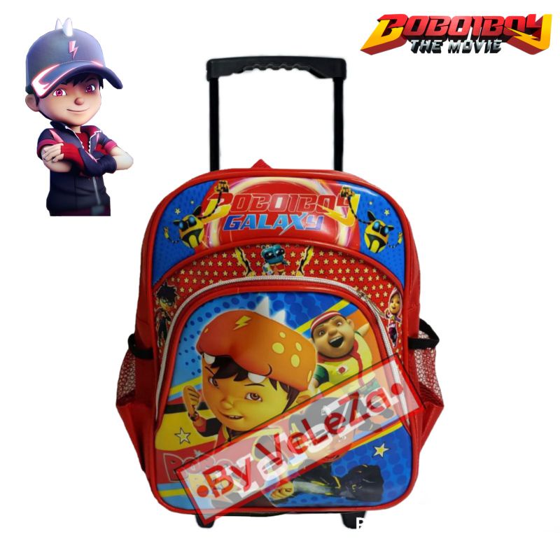 Tas ransel troli anak karakter Boboiboy - tas anak - tas troli