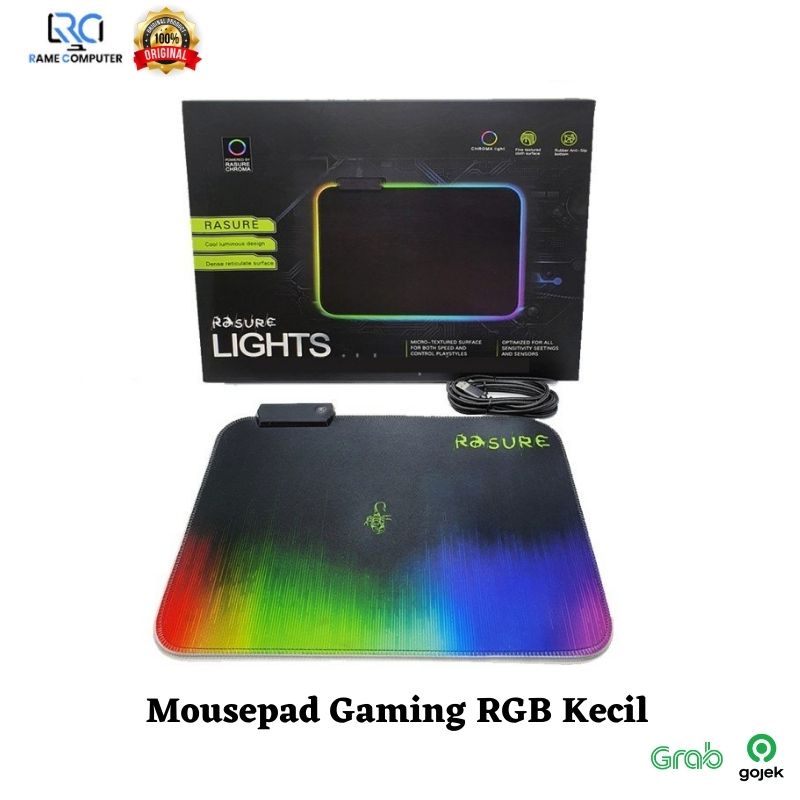 Mousepad Gaming RGB Kecil/Mousepad RGB/Mousepad LED