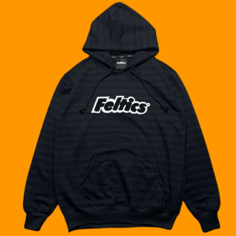 Hoodie Feltics Bordir Towel Timbul Premium