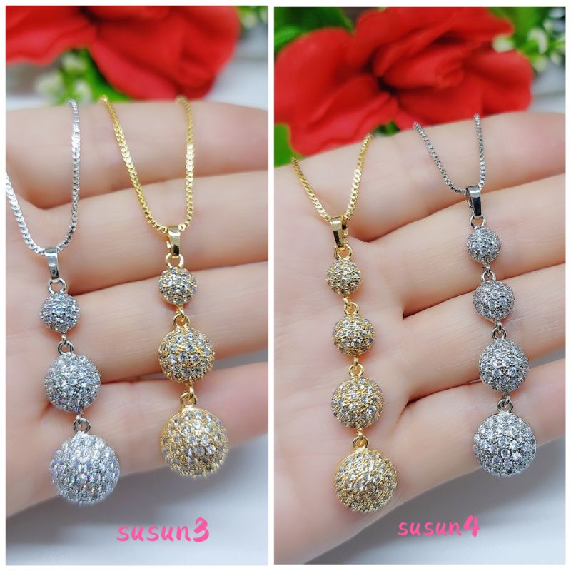 Kalung xuping permata K001-K004