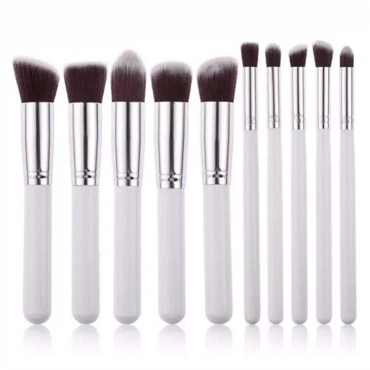 Kuas Makeup Brush Set Kuas Make Up Kosmetik Wajah Mata 10 PCS - Make Up Set / Kuas Contour isi10