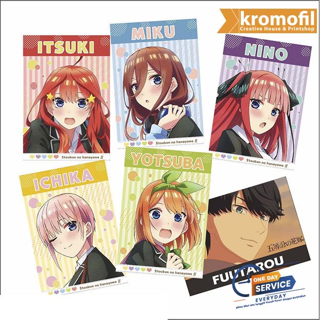 Poster Anime Gotoubun no Hanayome - Gotoubun Hanayome