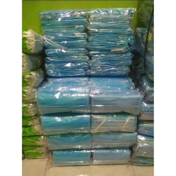 Masker 2 PLY Hijab Standar Medis Kain Spunbond Dua Lapis RANDOM