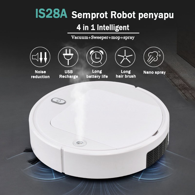 Ready Stock Is28a Robot Home Vacum Cleaner 4in1 Tipe Terbaru Jallen Gabor Vacum Robot Vacuum Shopee Indonesia