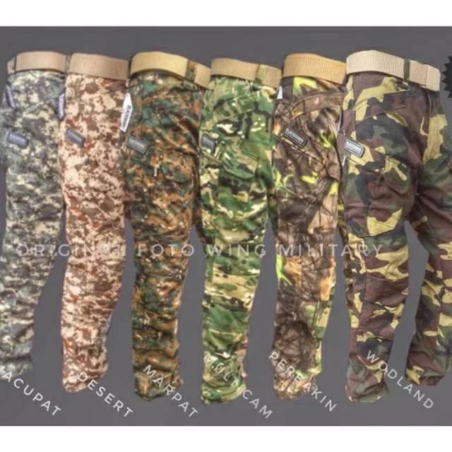 Celana Tactical Blackhawk Loreng