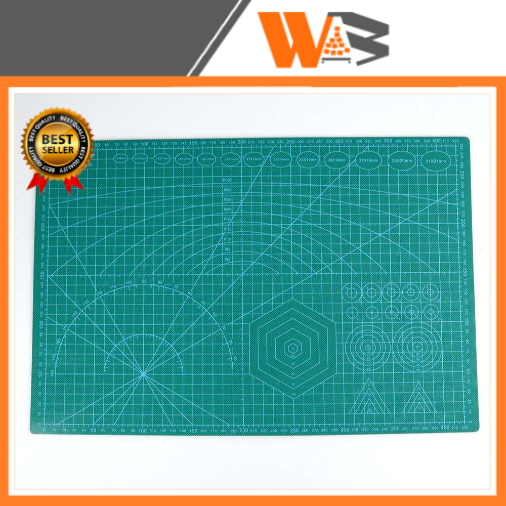 COD Alas Potong Kertas Cutting Mat Serba Guna Work Cutting Mat Pad A3 45 x 30cm