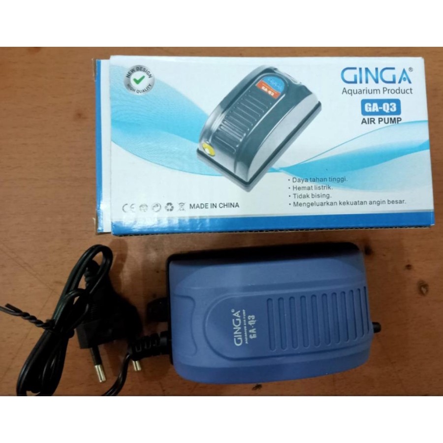 Mesin Aerator ROSSTON 1 Satu Lubang Gelembung Udara Air Ikan Aquarium
