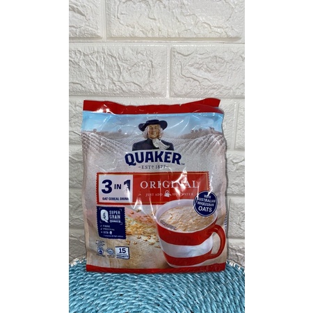 

Quaker Import 3 in 1 tinggal seduh Made In Malaysia