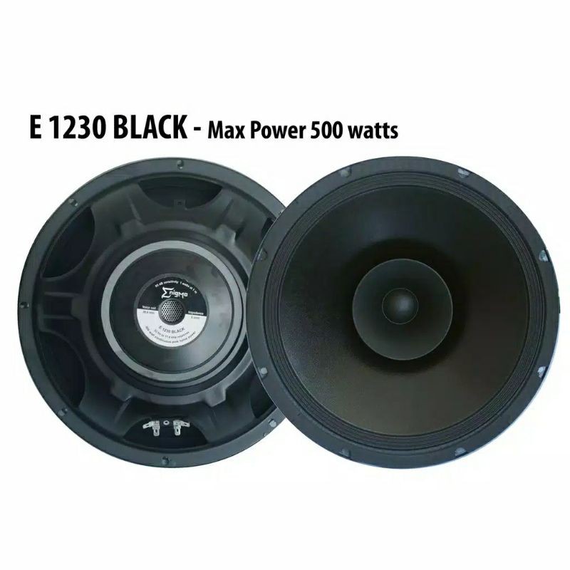 speaker 12inch 12in ENIGMA E 1230 BLACK ORIGINAL