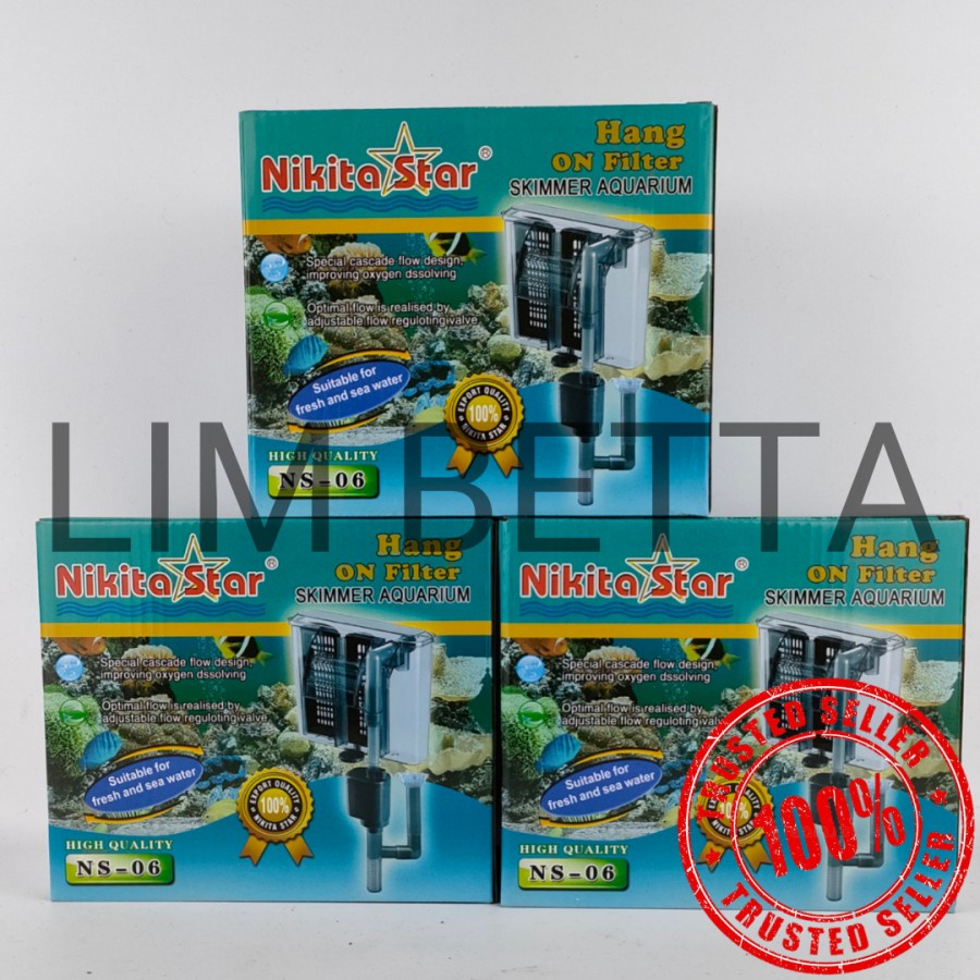 (HF-06) HANG ON FILTER NIKITA STAR HF-06 / FILTER GANTUNG + SKIMMER