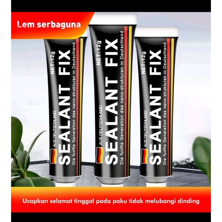 sealant fix lem besi dinding serbaguna kuat tanpa paku dan bor