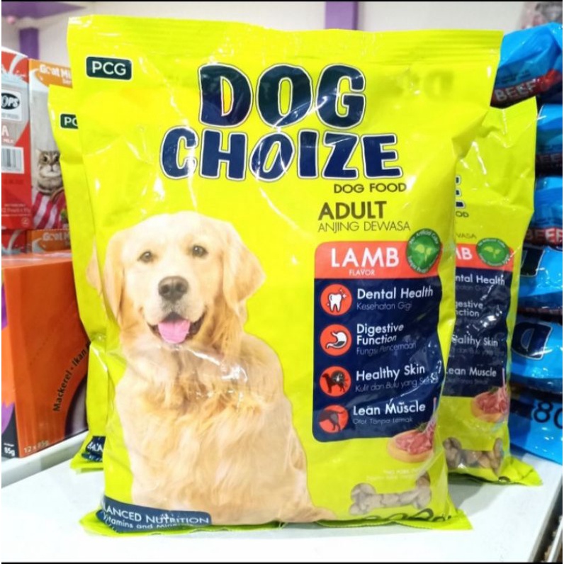 Dog Choize lamb 800gr / makanan anjing dog Choize